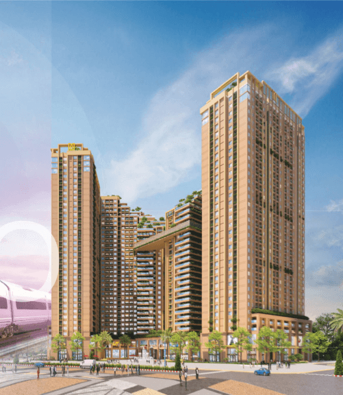 Phối cảnh tháp Nam Mekong Grand Plaza 2